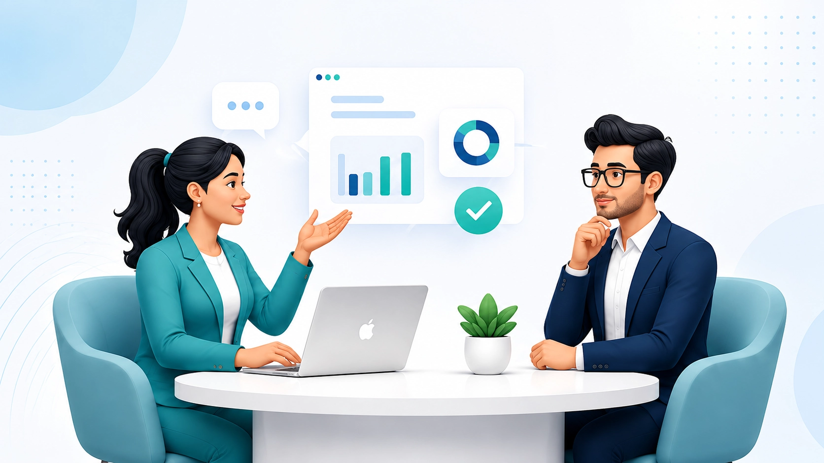 UNS Global Accounting Network expert consulting a client